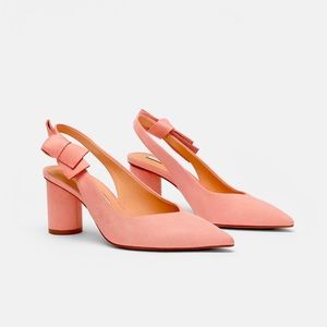 Pink Zara heels